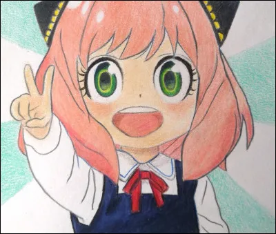 Quelle est la couleur des cheveux de cette petite fille ?