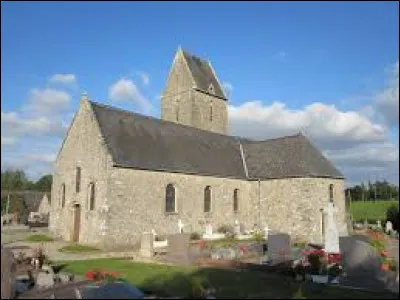 Vous avez sur cette image l'église Notre-Dame-des-Anges, au Mesnil-au-Val. Village du Cotentin, il se situe en région ...