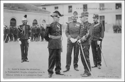 Quand Dreyfus a-t-il été réhabilité ?