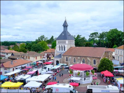 Quelle est cette petite ville de 7 000 habitants, située dans le nord-ouest du département, connue pour l'un des rares gisements de pétrole en France, exploité depuis 1954 ?
