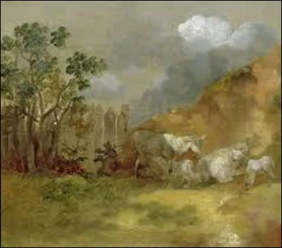 ''Paysage avec moutons'' est une toile rococo. Quel artiste a réalisé ce tableau ?