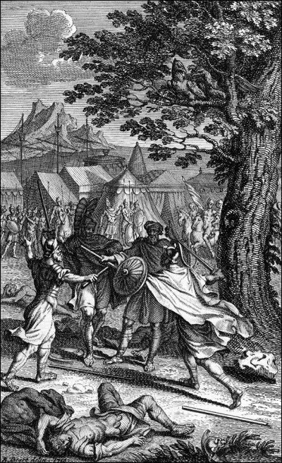 Les deux héros se retrouvèrent face à face sur le champ de bataille et engagèrent un combat féroce, échangeant des coups puissants et impressionnants. Quel fut le résultat de leur combat ?