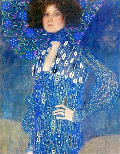 Quel peintre autrichien est l'auteur de ce tableau intitulé '' Portrait d'Emilie Flöge'' ?