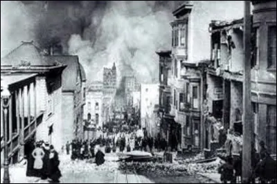 Ce 18 avril, la ville de San Francisco est à 80% détruite par un séisme laissant 400 000 habitants sans abri et faisant environ 3 000 morts. Avant ou après 1910 ?