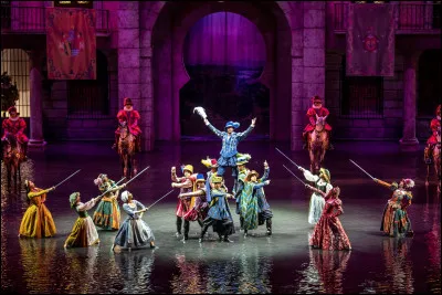 Hier, nous [verrons] un beau spectacle.