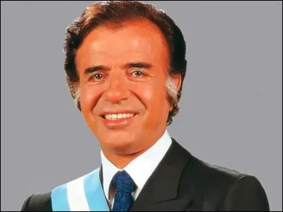 Qui est cet homme politique élu président de la République argentine en 1989 ?