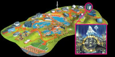 De quel parc "Le Défi d'Atlantis" a-t-il été une attraction de 2000 à 2009 ?