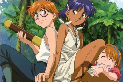 Quelle est cette série d'animation japonaise dont l'histoire se déroule en partie en Atlantide ?