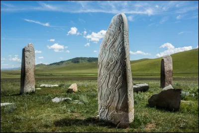 Dans quel pays peut-on admirer ces monolithes appelés pierres à cerfs ?