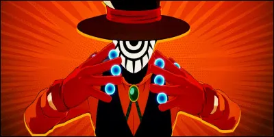 Que porte-t-il en dessous de son masque ?