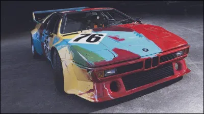 Quelle est cette BMW peinte par l'artiste Andy Warhol en 1979, qui termina 9e au classement général lors des 24H du Mans ?