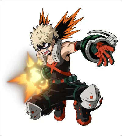 Quel est le premier nom de héros choisi par Bakugo ?