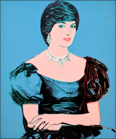 Quel pape du pop art est l'auteur de cette sérigraphie ''Lady Diana'' ?