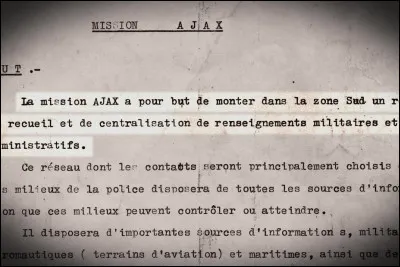Que désignait le nom "Ajax" durant la Seconde Guerre mondiale ?