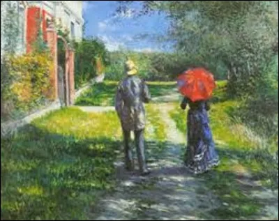 En 1881, quel impressionniste a peint ce tableau nommé ''Chemin montant'' ?