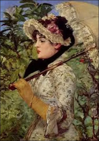 Parmi ces trois impressionnistes, lequel a réalisé, en 1881, cette toile intitulée ''Le Printemps'', ou ''Jeanne Demarsy'' ?