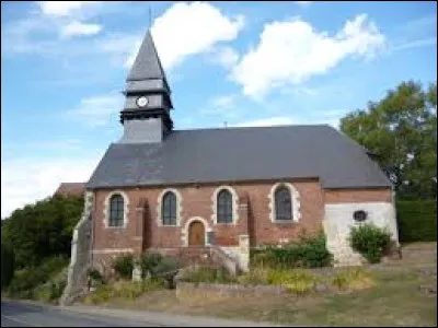 Ici vous avez l'église Saint-Vaast, à Nourard-le-Franc. Village Isarien, il se situe en région ...