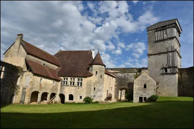 Quel est ce petit village, situé entre Lure et Vesoul, connu pour son château des XIIe-XVe siècles qui a conservé ses deux enceintes complétées de deux hautes tours carrées ?