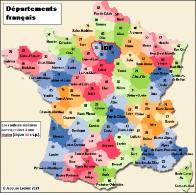 En suivant la liste des départements français métropolitains par ordre numérique, quel est le nom de celui précédent le numéro 15 correspondant au Cantal ?