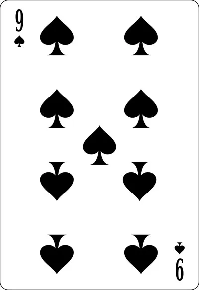 Combien vaut le neuf à l'atout à la belote ?