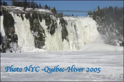 Quelles sont ces chutes magnifiques près de la ville de Québec hautes de 83 mètres ?