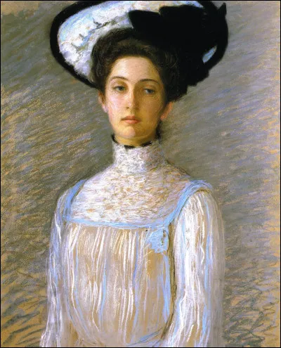 Qui a représenté sa fille "Alice avec un chapeau blanc" ?