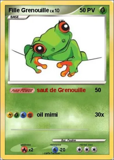 Quel Pokémon est une grenouille ? (2)
