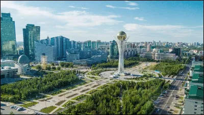 Cette ville de 1,3 million d'habitants est la capitale du Kazakhstan :