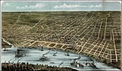 Quelle est cette ville du sud, alors alors marché d'esclaves et l'une des plus importantes villes de la Confédération en dehors de la façade atlantique ?