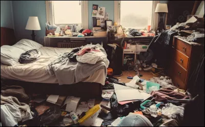 Quel est l’&eacute;tat de ta chambre pr&eacute;sentement ?