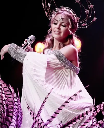 Quelle chanteuse australienne sort l'album "Aphrodite" en 2010 ?