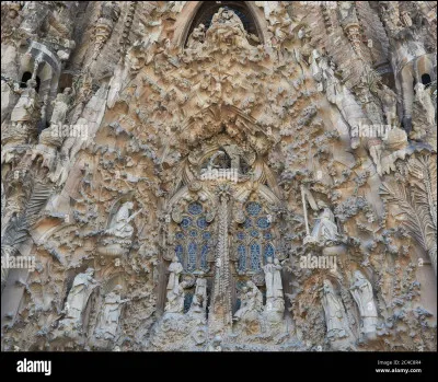 Que représente la façade de la nativité ?