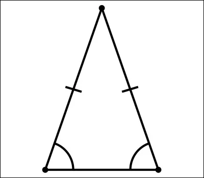 Quel est ce triangle en I qui possède 2 côtés égaux ?
