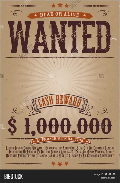 Aventurier plein de dettes très recherché...