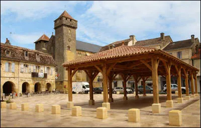Quel est ce village du sud du département, ancienne bastide anglaise fondée au XIIIe siècle ?