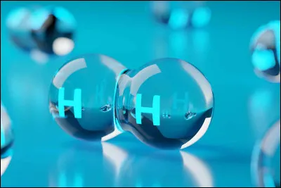 De quelle couleur est représenté l'atome d'hydrogène ?