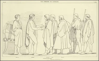 Après l'intervention de Phénix, Ajax prit la parole pour essayer à son tour de convaincre Achille de revenir au combat. Ajax rappela à Achille la camaraderie entre les guerriers grecs et l'importance de son rôle dans la bataille contre les Troyens. Il fit appel à son sens du devoir et à l'amitié qui les unissait tous. Que répondit Achille aux paroles d'Ajax et quand indiqua-t-il qu'il retournerait au combat ?
