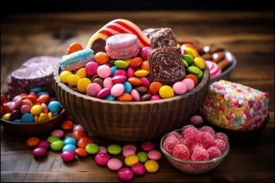 Quand est-ce que tu veux manger du chocolat ou des bonbons ?