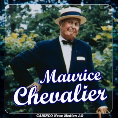 Maurice Chevalier en bougeoir.. .