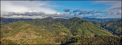 Quelle est cette chaîne de montagnes, s'étendant sur les bordures est et sud du département, culminant à près de 1700 m d'altitude ?
