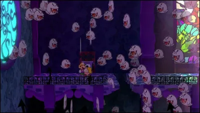 De quelle couleur est le bec du perroquet gardant la lettre P dans l'Église Occulte ?