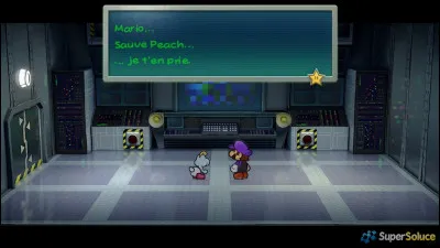 Quelles sont les dernières paroles de Tech avant l'explosion du Repaire Mégacruxis (évidemment ce n'est pas ce qu'il dit sur l'image au-dessus) ?