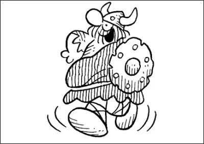 Quel est le nom de ce viking de BD ?