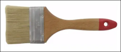 Quel est cet outil en Q, une large brosse utilisée pour les travaux de peinture ?