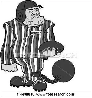 Si un joueur commet une faute sur le terrain et qu'il est envoy en  prison , quel sport pratique-t-il ?