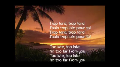 Quelle est cette chanson ?