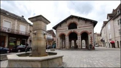 Quelle est cette petite ville de 3 400 habitants, située sur un causse dans le nord du département ?