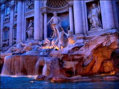 Dans quelle fontaine de Rome est-il coutume de jeter une pièce de monnaie ?