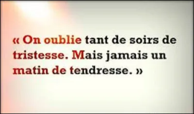 Quel acteur a chanté la chanson ''Maintenant je sais'' ?