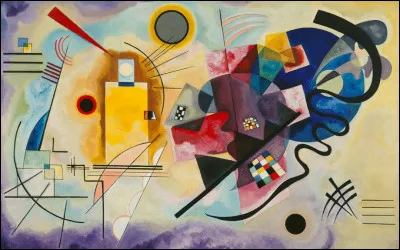 Qui a peint Jaune, rouge, bleu